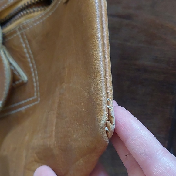 Vintage Suede Leather Carriel Yidi Zipper Camera Bag/Satchel *FINAL PRICE* ♡♡ - Picture 15 of 16